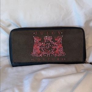 Juicy Couture - Gray velour wallet